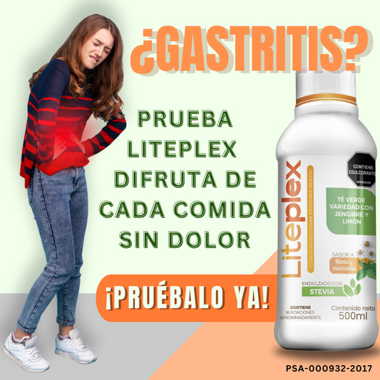 LitePlex - ¿Sufres de acidez o gastritis? neutralízalo desde la raíz.
